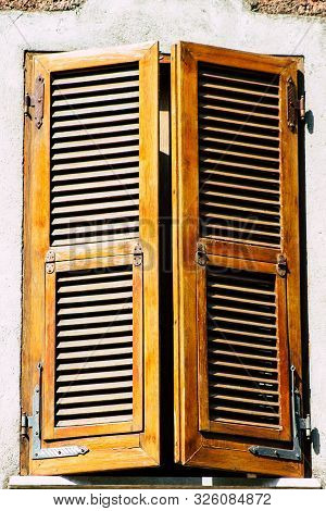 Rignano Flaminio Italy September 18, 2019 View Of The Window Houses Of The Village Of Rignano Flamin