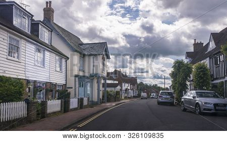 Burwash, East Sussex, Uk, June 2019 - Street View Of The Village Of Burwash, East Sussex, Uk