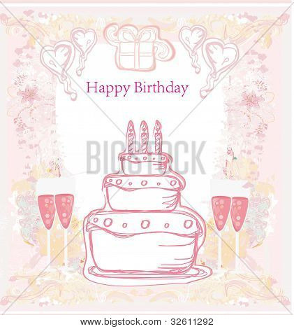 Carte de joyeux anniversaire