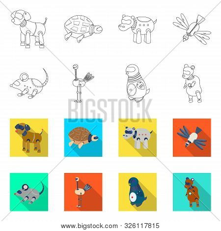 Vector Illustration Of Toy And Science Sign. Collection Of Toy And Toy Vector Icon For Stock.
