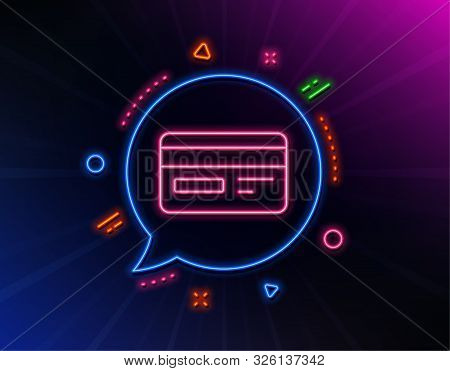 Credit Card Line Icon Vector Photo Free Trial Bigstock