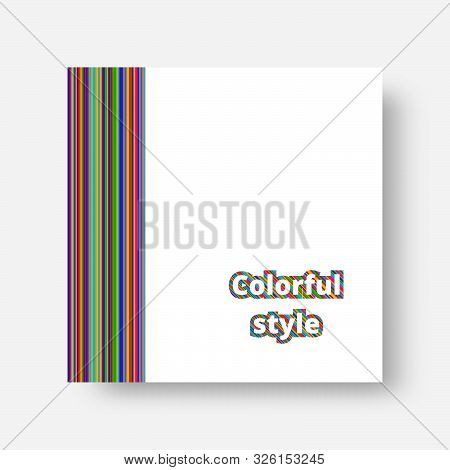 Bright Graphic With Lines