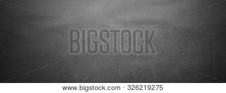Black Blackboard, Chalkboard Texture Horizantal Banner Background