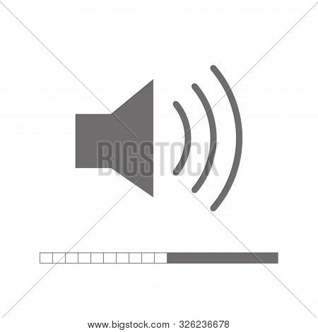 Audio Icon. Speaker Icon. Volume Icon Black