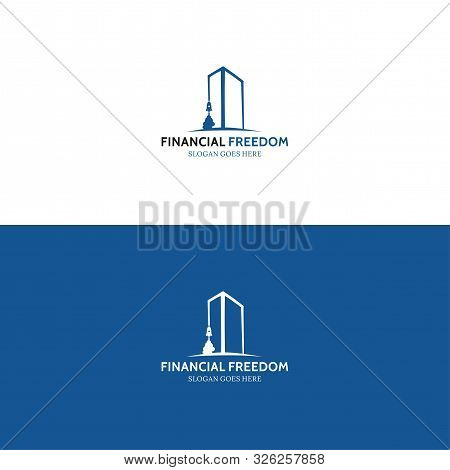 Financial Freedom Building Logo For Your Best Company