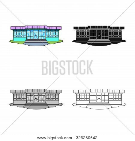Vector Design Of Store And Market Logo. Set Of Store And Mini Vector Icon For Stock.