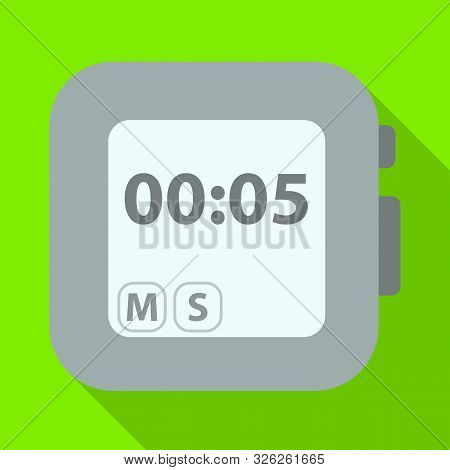 Vector Illustration Of Stopwatch And Clock Symbol. Graphic Of Stopwatch And Tool Vector Icon For Sto