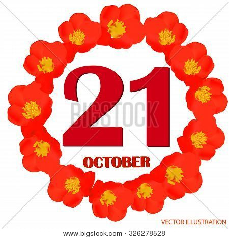 October 21 Icon Vector Photo Free Trial Bigstock