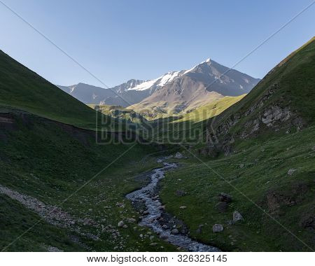 In The South Of Dagestan, Near The Border With Azerbaijan, Rises Into The Sky The Highest Peak Of Th