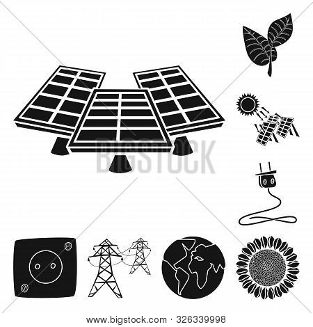 Vector Illustration Of Innovation And Technology Icon. Set Of Innovation And Nature Stock Vector Ill