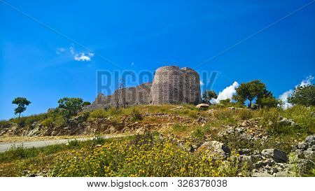 Landscape With The Lekuresi Castle And Military Bunkers Near Saranda, Albania