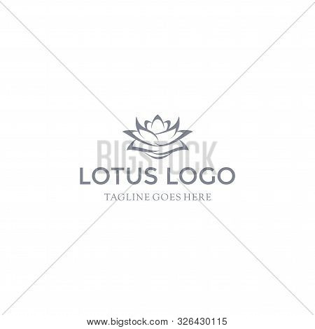 Minimalist Lotus Logo For Your Best Company