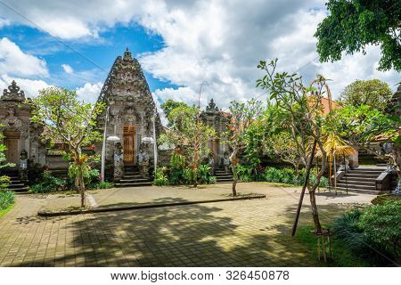 Puri Kantor temple in Ubud, Bali, Indonesia