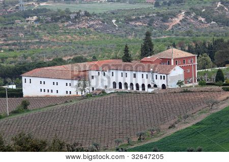 Kloster i Katalonien, Spanien