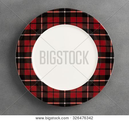 Christmas Shall We Holiday Dessert Plates - Simple Sketch Dinnerware Collection