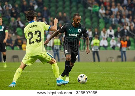 Krasnodar, Russia - October 3, 2019: Manuel Fernandes Of Fc Krasnodar In Action During The Uefa Euro
