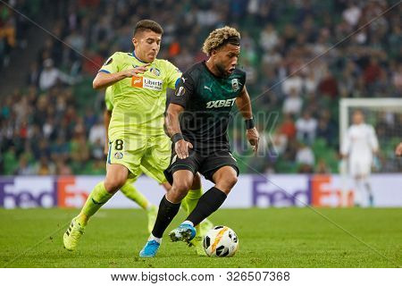 Krasnodar, Russia - October 3, 2019: Tonny Vilhena Of Fc Krasnodar In Action During The Uefa Europa 