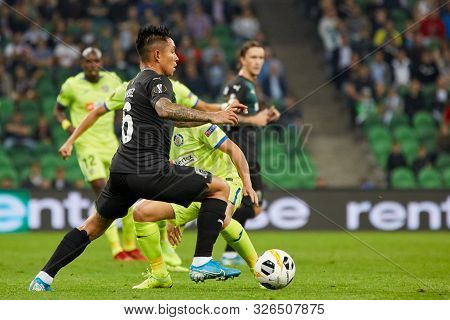 Krasnodar, Russia - October 3, 2019: Cristian Ramirez Of Fc Krasnodar In Action During The Uefa Euro
