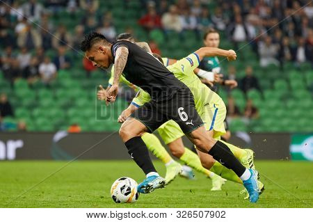 Krasnodar, Russia - October 3, 2019: Cristian Ramirez Of Fc Krasnodar In Action During The Uefa Euro