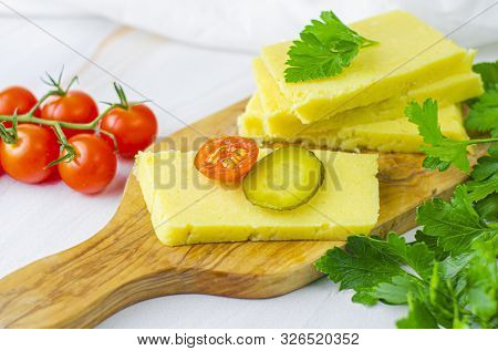 Corn Meal Porridge - Traditional East European Food