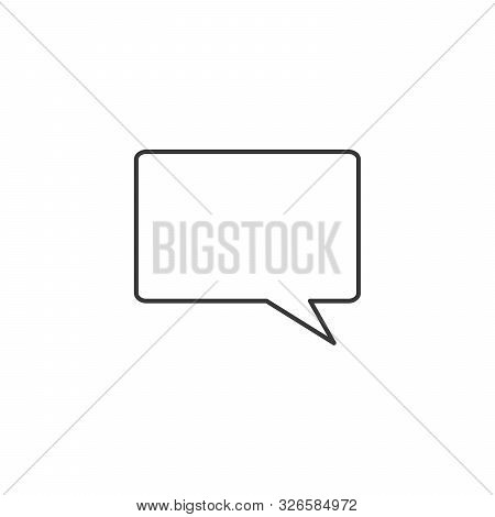 Chat Icon, Message Icon. Bubble Chat. Stock Vector Illustration Isolated On White Background.