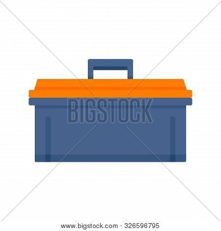 Bike Tool Box Icon. Flat Illustration Of Bike Tool Box Vector Icon For Web Design