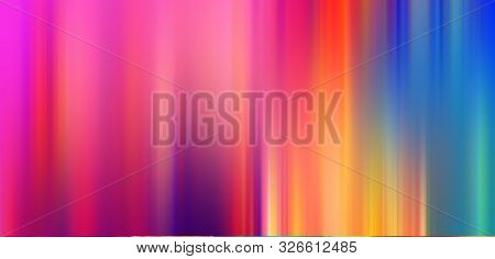 Abstract Glowing Background Reminding Colorful Northern Lights I