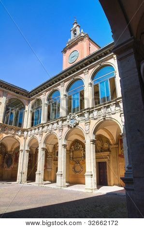 Archiginnasio van Bologna. Emilia-Romagna. Italië.