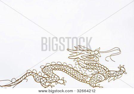 Linha Dradon dourado