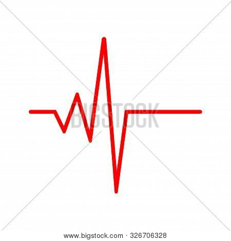 Heartbeat. Heart Beat Pulse Icon. Heart Rate