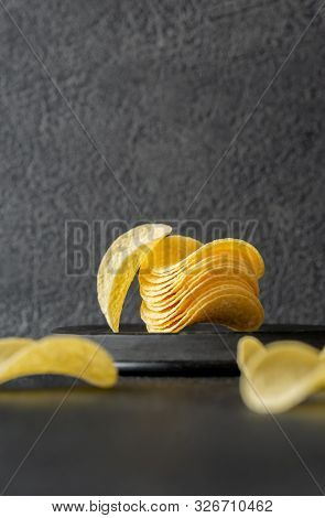 Potato Chips On The Plate