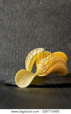 Potato Chips On The Plate