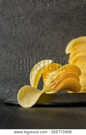 Potato Chips On The Plate