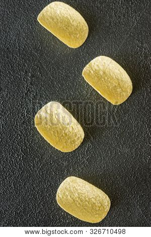 Potato Chips On The Plate