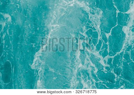 Turquoise Olive Green Sea Water, Abstract  Nature Summer Background