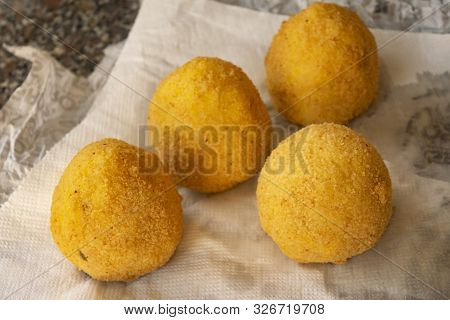 Street Food: Just Fried Stuffed Sicilian Arancine