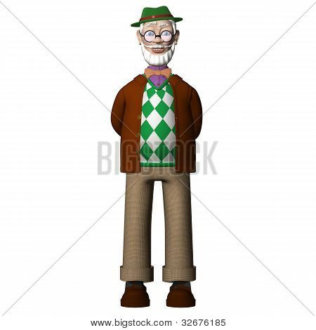 Look anteriore sul dottore Aibolit