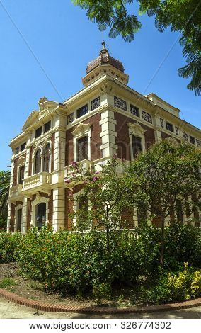 Valencia, Spain-07/15/2019:ayora Garden, Jardin De Ayora. A Private Garden From The 19th Century. Bu