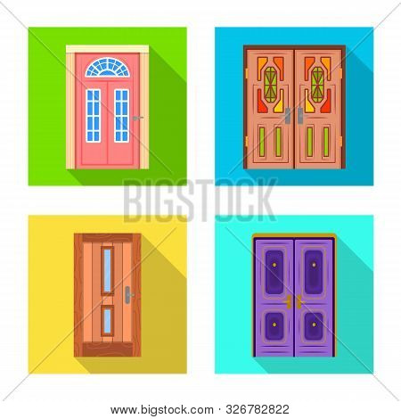 Isolated Object Of Architecture And Modern Icon. Set Of Architecture And Construction Vector Icon Fo