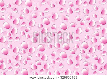 Pattern Pink White Background Rose Petals Are Falling In The Air For Theme Beuaty And Cosmetics Or L