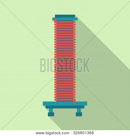 Vector Illustration Of Coil And Metal Sign. Web Element Of Coil And Spiral Vector Icon For Stock.