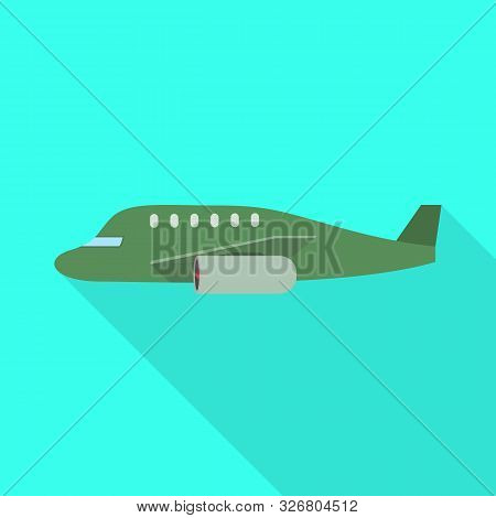 Isolated Object Of Plane And Aircraft Icon. Set Of Plane And Activity Vector Icon For Stock.