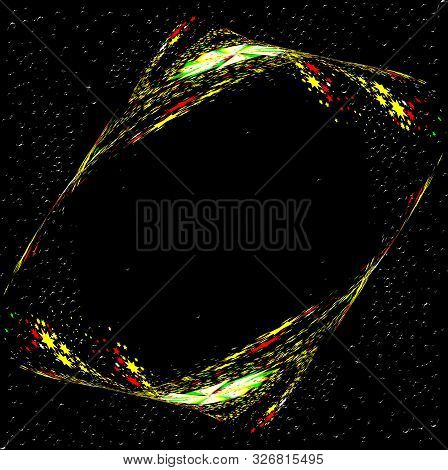 A Bright Sparkle Copy Space On A Black Backdrop