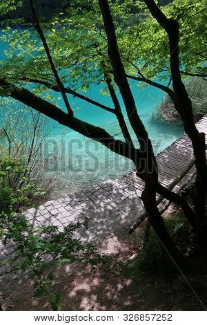 Croatia Natural Landscape - Plitvice Lakes National Park (plitvicka Jezera).