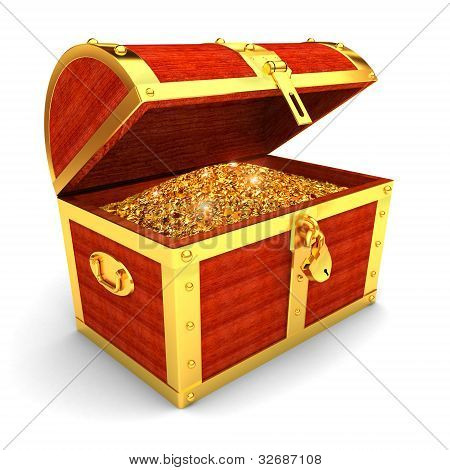 Wooden chest