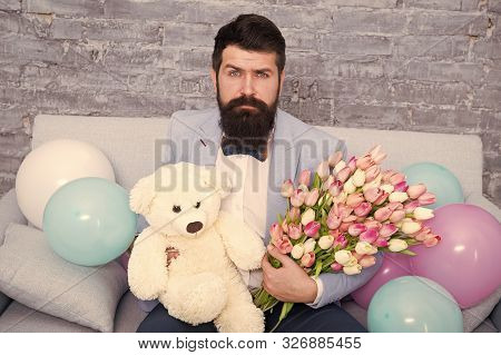 The Quickest Way To Show You Care. Love Spring. International Spring Holiday. Spring Gift. Bearded M