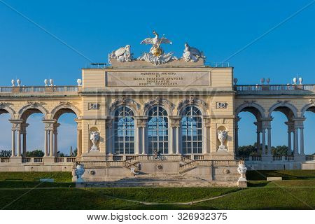Schönbrunner Schloss Park Was The Main Summer Residence Of The Habsburg Rulers, Located In Hietzing,