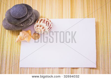 Carta e carta conchiglie, Aggiungi il tuo testo
