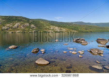 Lake of Sanabria, near Puebla de Sanabria, Castilla y Leon, Spain