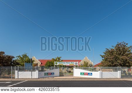 Touws River, South Africa - April 20, 2021: Main Entrance Of The Touwsrivier Primary School In Touws